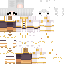 Minecraft skin texture, 64x64 pixels