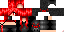 Minecraft skin texture, 64x32 legacy pixels