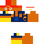 Minecraft skin texture, 64x64 pixels