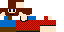 Minecraft skin texture, 64x32 legacy pixels