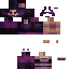 Minecraft skin texture, 64x64 pixels