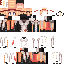 Minecraft skin texture, 64x64 pixels