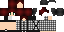 Minecraft skin texture, 64x32 legacy pixels