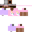Minecraft skin texture, 64x64 pixels