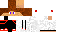 Minecraft skin texture, 64x32 legacy pixels