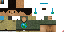 Minecraft skin texture, 64x32 legacy pixels