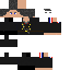 Minecraft skin texture, 64x64 pixels