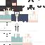 Minecraft skin texture, 64x64 pixels