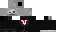 Minecraft skin texture, 64x32 legacy pixels