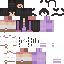 Minecraft skin texture, 64x64 pixels