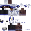 Minecraft skin texture, 64x64 pixels