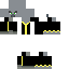 Minecraft skin texture, 64x64 pixels
