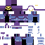 Minecraft skin texture, 64x64 pixels