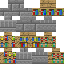 Minecraft skin texture, 64x64 pixels