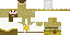 Minecraft skin texture, 64x32 legacy pixels