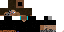 Minecraft skin texture, 64x32 legacy pixels