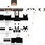 Minecraft skin texture, 64x64 pixels