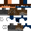 Minecraft skin texture, 64x64 pixels