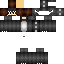Minecraft skin texture, 64x64 pixels