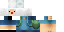 Minecraft skin texture, 64x32 legacy pixels