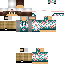 Minecraft skin texture, 64x64 pixels