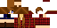 Minecraft skin texture, 64x32 legacy pixels
