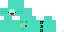 Minecraft skin texture, 64x32 legacy pixels