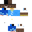 Classic Minecraft skin texture, 64x64 pixels