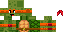 Minecraft skin texture, 64x32 legacy pixels