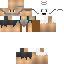 Minecraft skin texture, 64x64 pixels