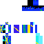 Minecraft skin texture, 64x64 pixels