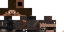Minecraft skin texture, 64x32 legacy pixels