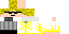 Minecraft skin texture, 64x32 legacy pixels