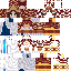 Minecraft skin texture, 64x64 pixels