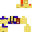 Minecraft skin texture, 64x64 pixels