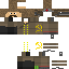Minecraft skin texture, 64x64 pixels
