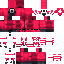 Minecraft skin texture, 64x64 pixels