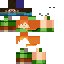 Minecraft skin texture, 64x64 pixels