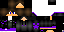Minecraft skin texture, 64x32 legacy pixels