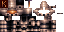 Minecraft skin texture, 64x32 legacy pixels
