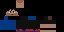 Minecraft skin texture, 64x32 legacy pixels