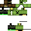 Minecraft skin texture, 64x64 pixels