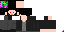 Minecraft skin texture, 64x32 legacy pixels