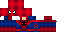 Minecraft skin texture, 64x32 legacy pixels