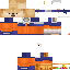 Minecraft skin texture, 64x64 pixels