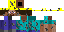 Minecraft skin texture, 64x32 legacy pixels