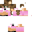 Minecraft skin texture, 64x64 pixels