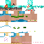Minecraft skin texture, 64x64 pixels