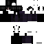 Black purple Minecraft skin texture, 64x64 pixels