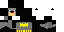 Minecraft skin texture, 64x32 legacy pixels